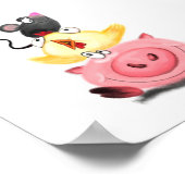 Schweinefick und Mouse Friends Poster (Ecke)