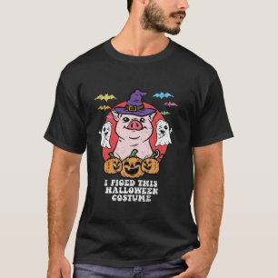 Schweinefilet Halloween Kostüm Funny Farm Animal T-Shirt