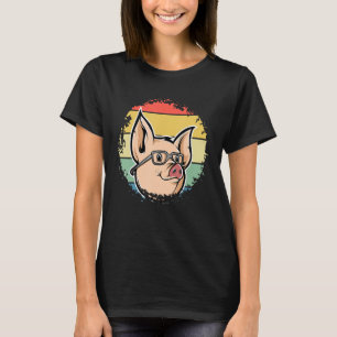 Schweinefilet-Jungen Farm-Hose-Bauer T-Shirt
