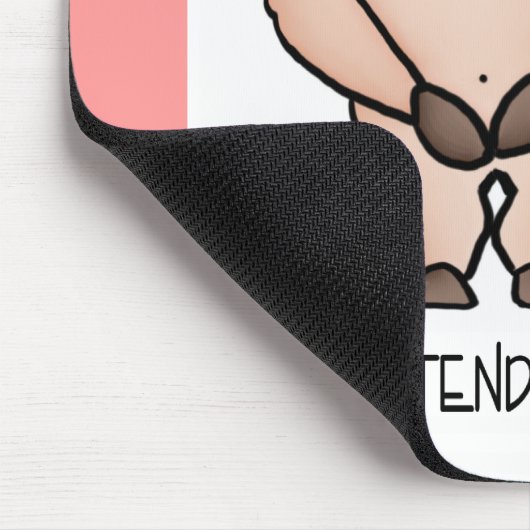 Schweinefilet Mousepad (Ecke)