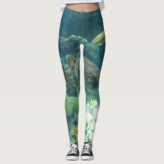 Schweinefisch Leggings (Vorderseite)