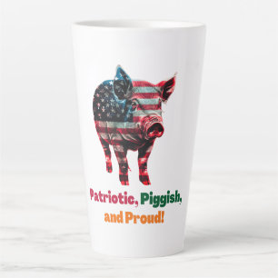 Schweineflagge Amerika Milchtasse