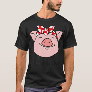 Schweinefleisch Bauer Mama Liebe Schweine Schweine T-Shirt