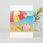 Schweinefleisch bei den Einladungen (Stehend Vorderseite)