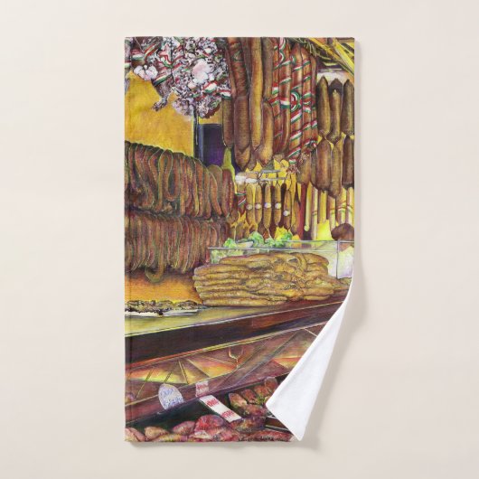 Schweinefleisch, Budapest Badhandtuch Set (Handtuch)