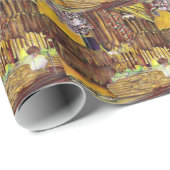 Schweinefleisch, Budapest Geschenkpapier (Rolleneckpunkt)