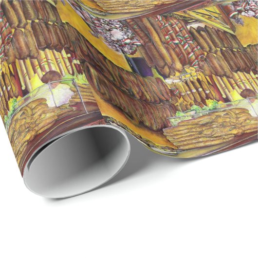 Schweinefleisch, Budapest Geschenkpapier (Rolleneckpunkt)