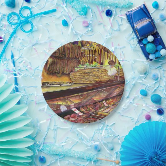 Schweinefleisch, Budapest Pappteller (Party)