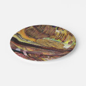 Schweinefleisch, Budapest Pappteller (Schrägansicht)