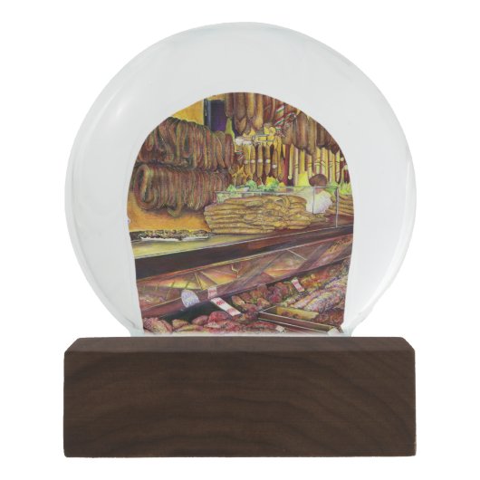 Schweinefleisch, Budapest Schneekugel (Vorderseite)