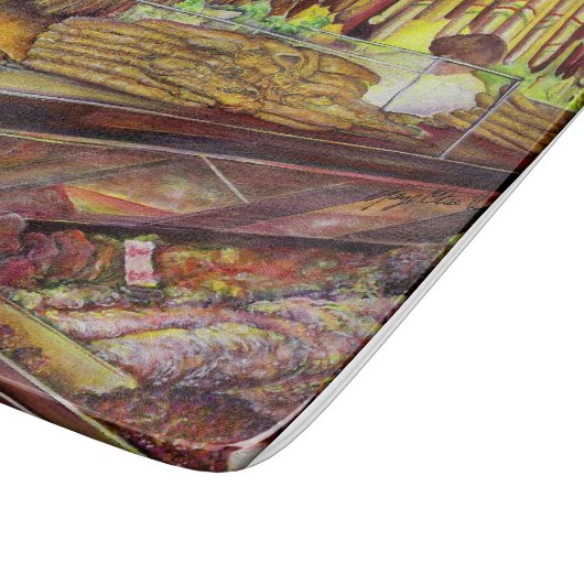 Schweinefleisch, Budapest Schneidebrett (Ecke)