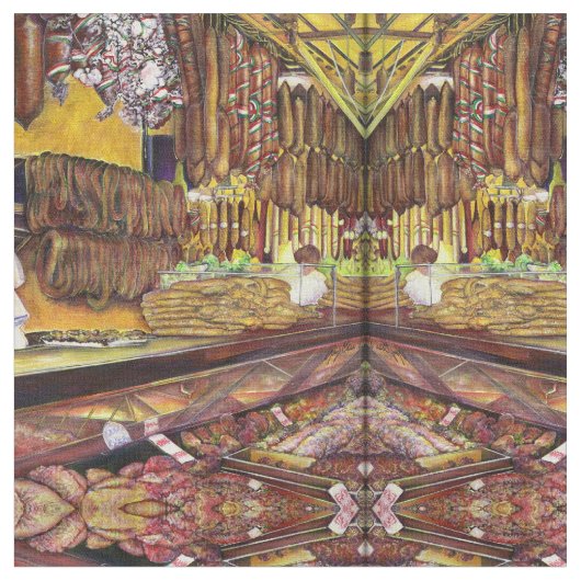 Schweinefleisch, Budapest Stoff (Nahaufnahme)