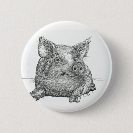 Schweinefleisch Button (Vorderseite)