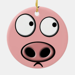 Schweinefleisch (doppelseitig) keramikornament