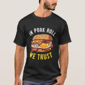 Schweinefleisch Ei und Käse New Jersey Pride Nj Fo T-Shirt (Vorderseite)