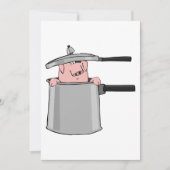 Schweinefleisch Einladung (Vorderseite)