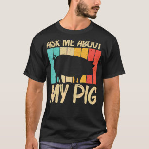 Schweinefleisch für Männer Schweine Bauer in der L T-Shirt