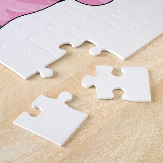 Schweinefleisch im Bowling mit Bowlingball Puzzle (Seite)