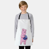 Schweinefleisch im Bowling mit Bowlingball Schürze (Getragen)