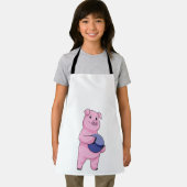 Schweinefleisch im Bowling mit Bowlingball Schürze (Insitu)