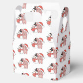 Schweinefleisch im Winter für Weihnachtsgeschenk Geschenkschachtel (Geöffnet)