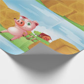 Schweinefleisch in einem Betrieb Geschenkpapier