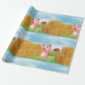 Schweinefleisch in einem Betrieb Geschenkpapier (Ungerollt)