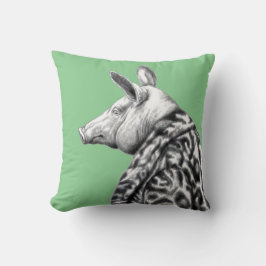 Schweinefleisch in Jaguar Pelzmatte (Moegi) Kissen