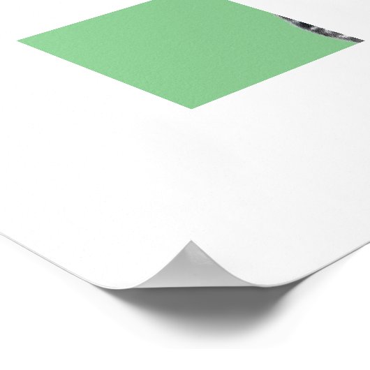 Schweinefleisch in Jaguar Pelzmatte (Moegi) Poster (Ecke)