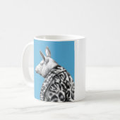 Schweinefleisch in Jaguar Pelzmatte (Old School Bl Kaffeetasse (Vorderseite Links)