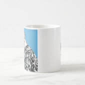 Schweinefleisch in Jaguar Pelzmatte (Old School Bl Kaffeetasse (Mittel)