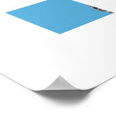 Schweinefleisch in Jaguar Pelzmatte (Old School Bl Poster (Ecke)