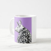 Schweinefleisch in Jaguar Pelzmatte (Sumire) Kaffeetasse (Vorderseite Links)
