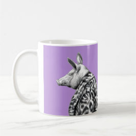 Schweinefleisch in Jaguar Pelzmatte (Sumire) Kaffeetasse