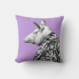 Schweinefleisch in Jaguar Pelzmatte (Sumire) Kissen