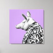 Schweinefleisch in Jaguar Pelzmatte (Sumire) Leinwanddruck (Vorderseite)