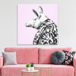 Schweinefleisch in Jaguar Pelzmatte (Ume) Leinwanddruck