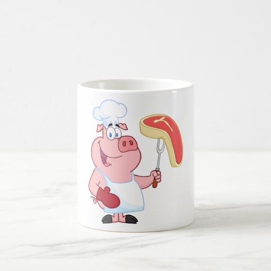 Schweinefleisch Kaffeetasse (Mittel)