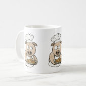 Schweinefleisch Kaffeetasse (Vorderseite Links)