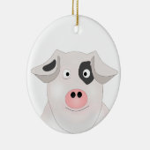 Schweinefleisch Keramik Ornament (Rechts)