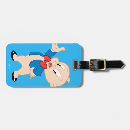 Schweinefleisch| Klassische Pose Gepäckanhänger (Vorderseite horizontal)