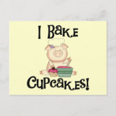 Schweinefleisch Kuchen Tshirts und Geschenke Postkarte (Vorderseite)