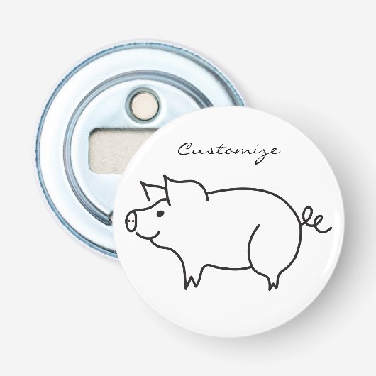 Schweinefleisch Lover Thunder_Cove Flaschenöffner (Vorderseite)