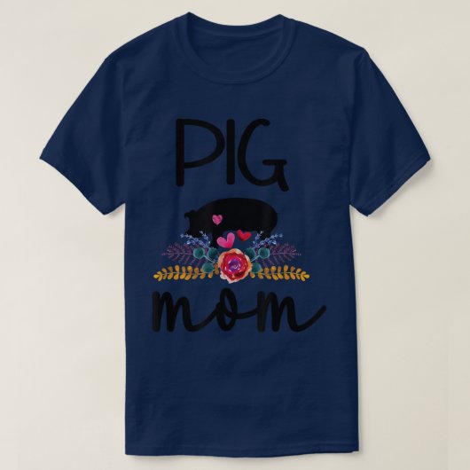Schweinefleisch Mama Proud Schweinefleisch Bauer S T-Shirt (Design vorne)