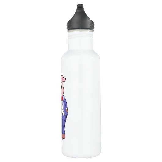 Schweinefleisch mit Anzug Edelstahlflasche (Rechts)