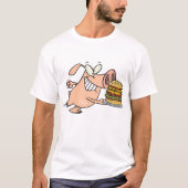 Schweinefleisch mit Burger Mens-T - Shirt (Vorderseite)
