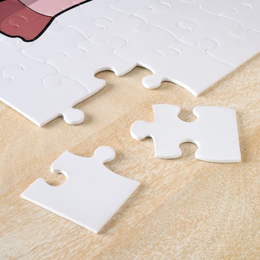 Schweinefleisch mit Kaffeekanne Puzzle (Seite)