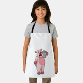 Schweinefleisch mit Kaffeekanne Schürze (Insitu)