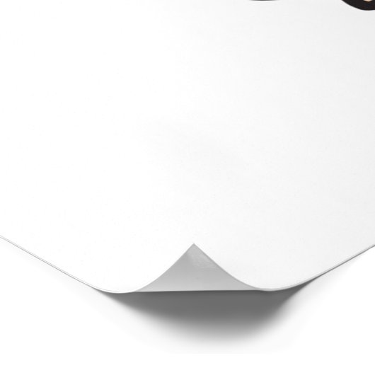 Schweinefleisch mit Lebensmitteln Poster (Ecke)