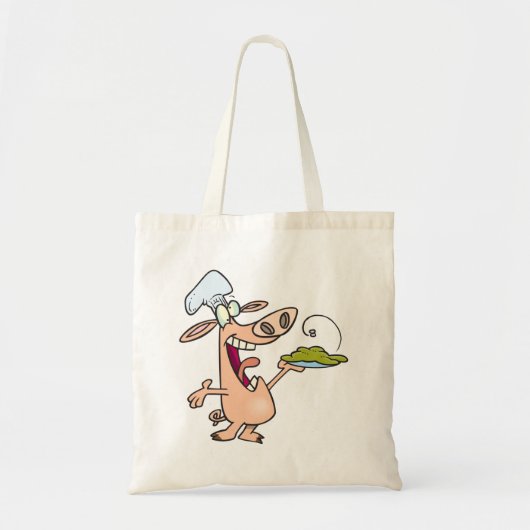 Schweinefleisch mit Lebensmitteln Tragetasche (Vorne)